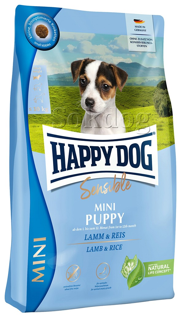 Happy Dog Puppy Mini Lamb & Rice 800g