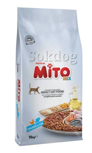 Mito Mix Premium Adult Cat Chicken & Fish 1kg