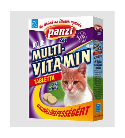 Panzi Multivitamin tabletta cicáknak 100 db