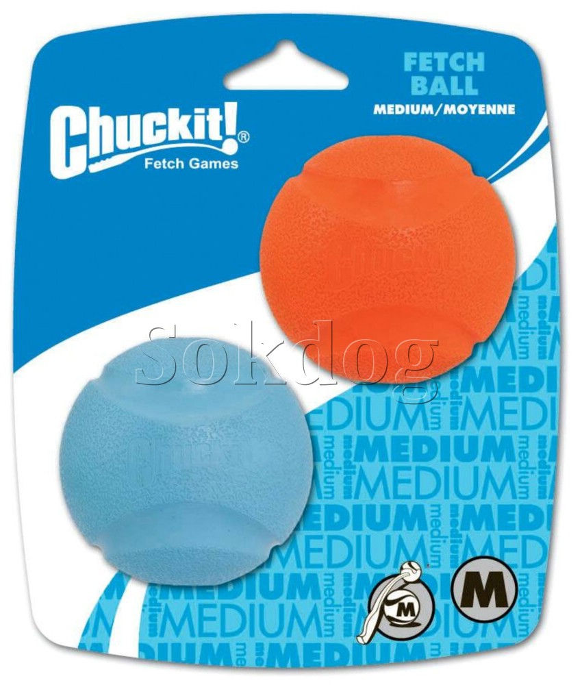 Chuckit! Fetch ball M, 6,5cm, 2db