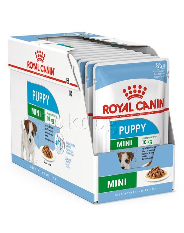 Royal Canin Mini Puppy 12*85g -nedves eledel kistestű kölyök kutyáknak