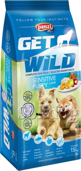 GetWild Sensitive Lamb & Apple Puppy 15kg