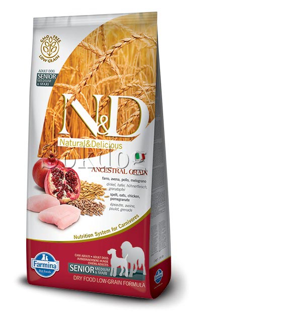 N&D Ancestral Grain Adult Senior 12kg