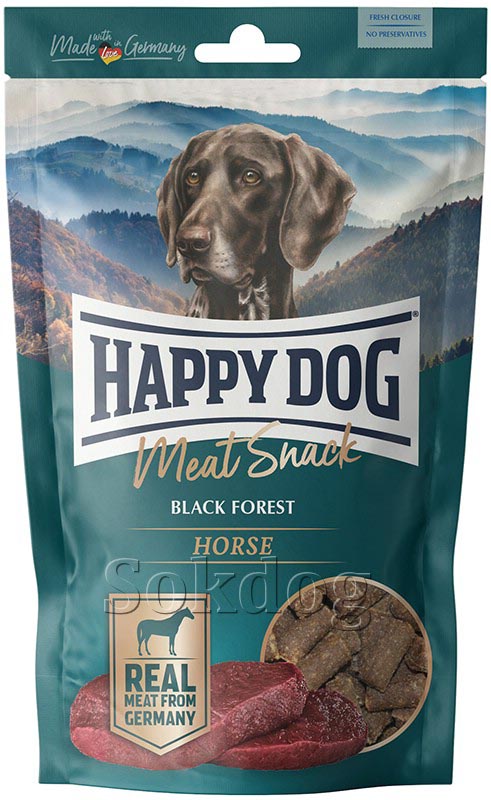 Happy Dog Meat Snack Black Forest, ló 75g