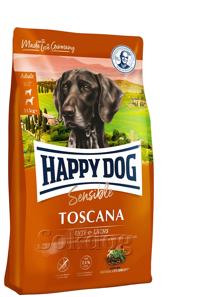 Happy Dog Sensible Toscana 12,5kg - Akció!