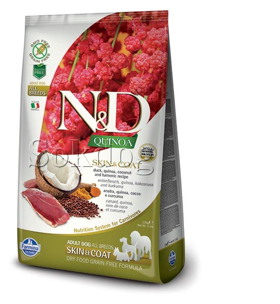 N&D Quinoa Skin&coat Kacsa 2,5kg