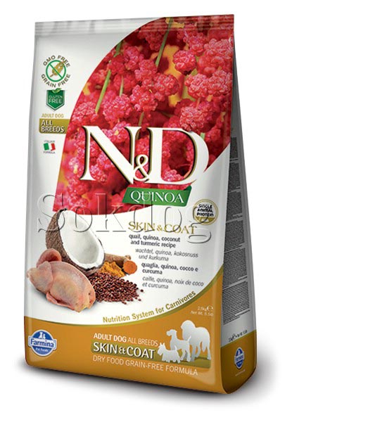 N&D Quinoa Skin&coat Fürj 7kg