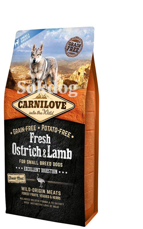 CarniLove Fresh Ostrich & Lamb Adult Small 6kg