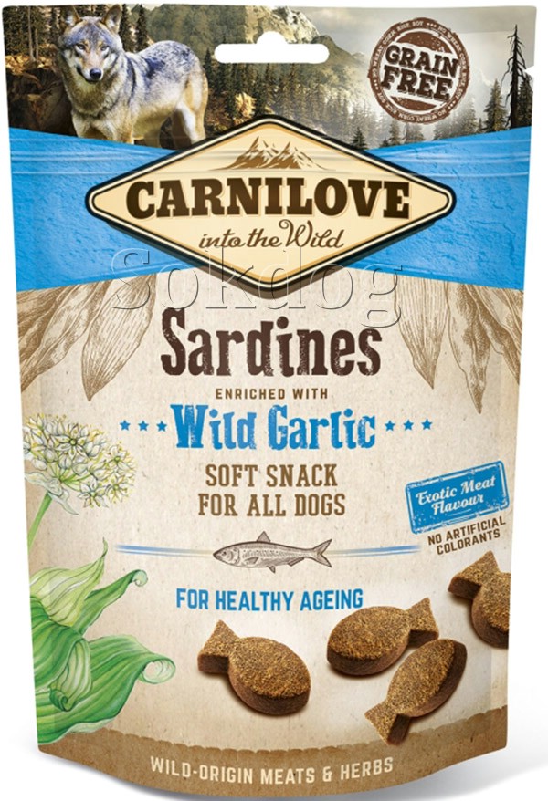 CarniLove Soft Snack Sardines & Wild Garlic 200g