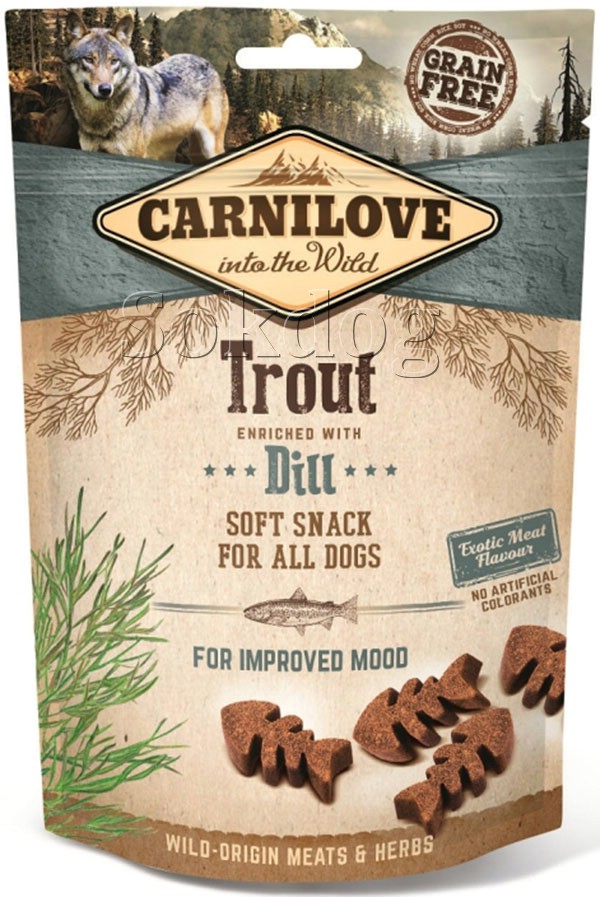 CarniLove Soft Snack Trout & Dill 200g