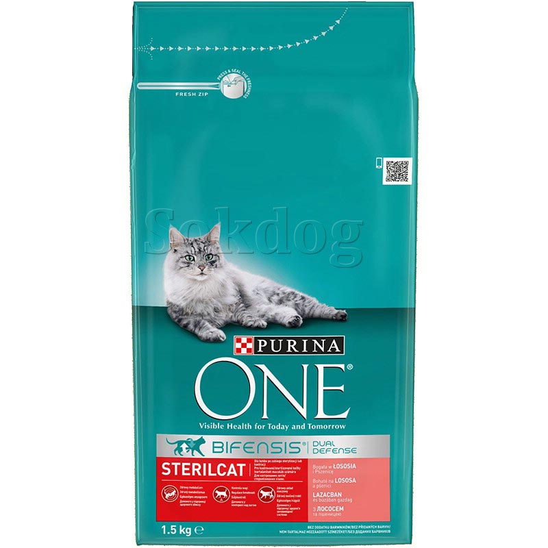 Purina ONE Adult Sterilcat Lazacos 1,5kg