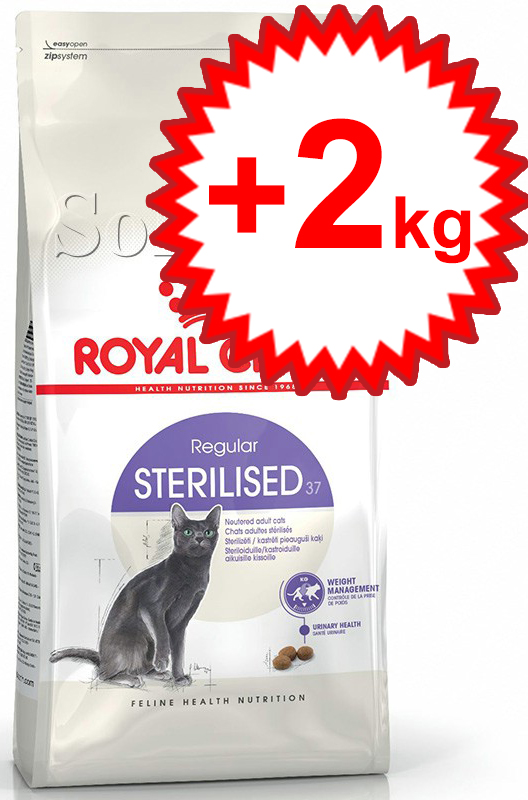 Royal Canin Sterilised 10kg +2kg! - ivartalanított felnőtt macska száraz táp