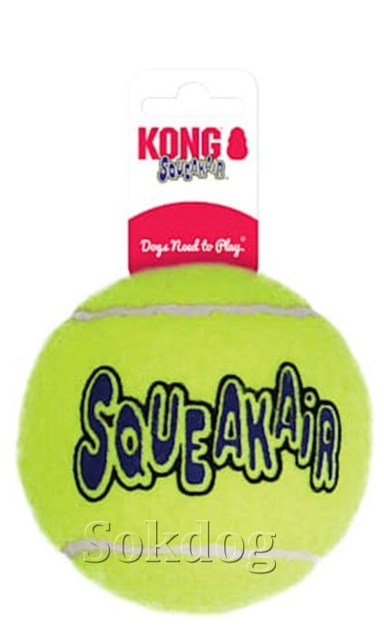 Kong Air Squeaker Tennis Ball 8cm