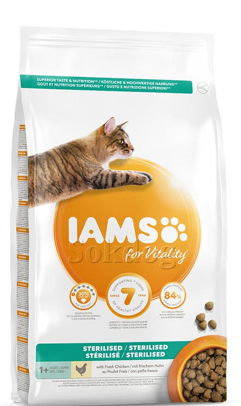 IAMS Cat Adult Sterilized Chicken 10kg