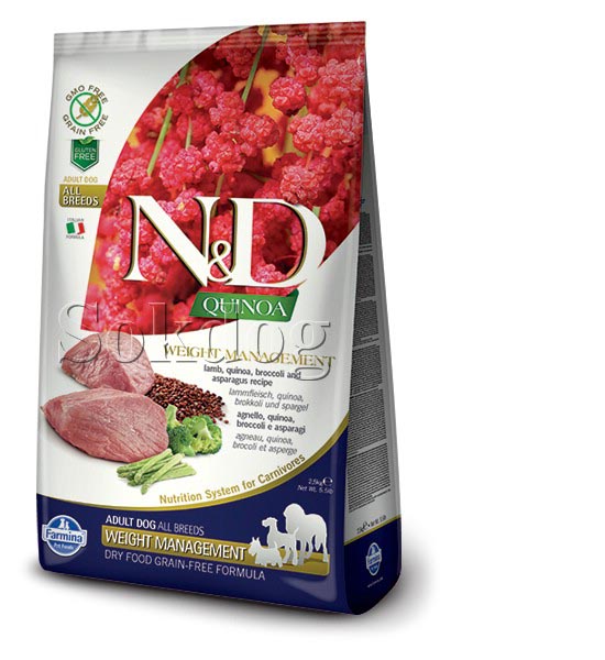 N&D Quinoa Weight Management Bárány 7kg