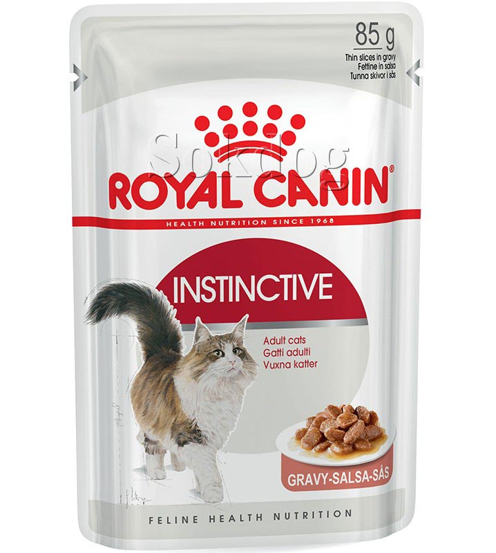 Royal Canin Instinctive Gravy 12*85g - felnőtt macska szószos nedves táp 
