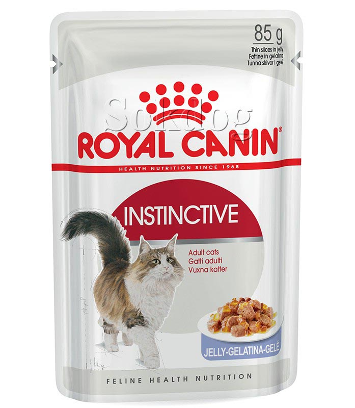 Royal Canin Instinctive Jelly 12*85g - felnőtt macska zselés nedves táp